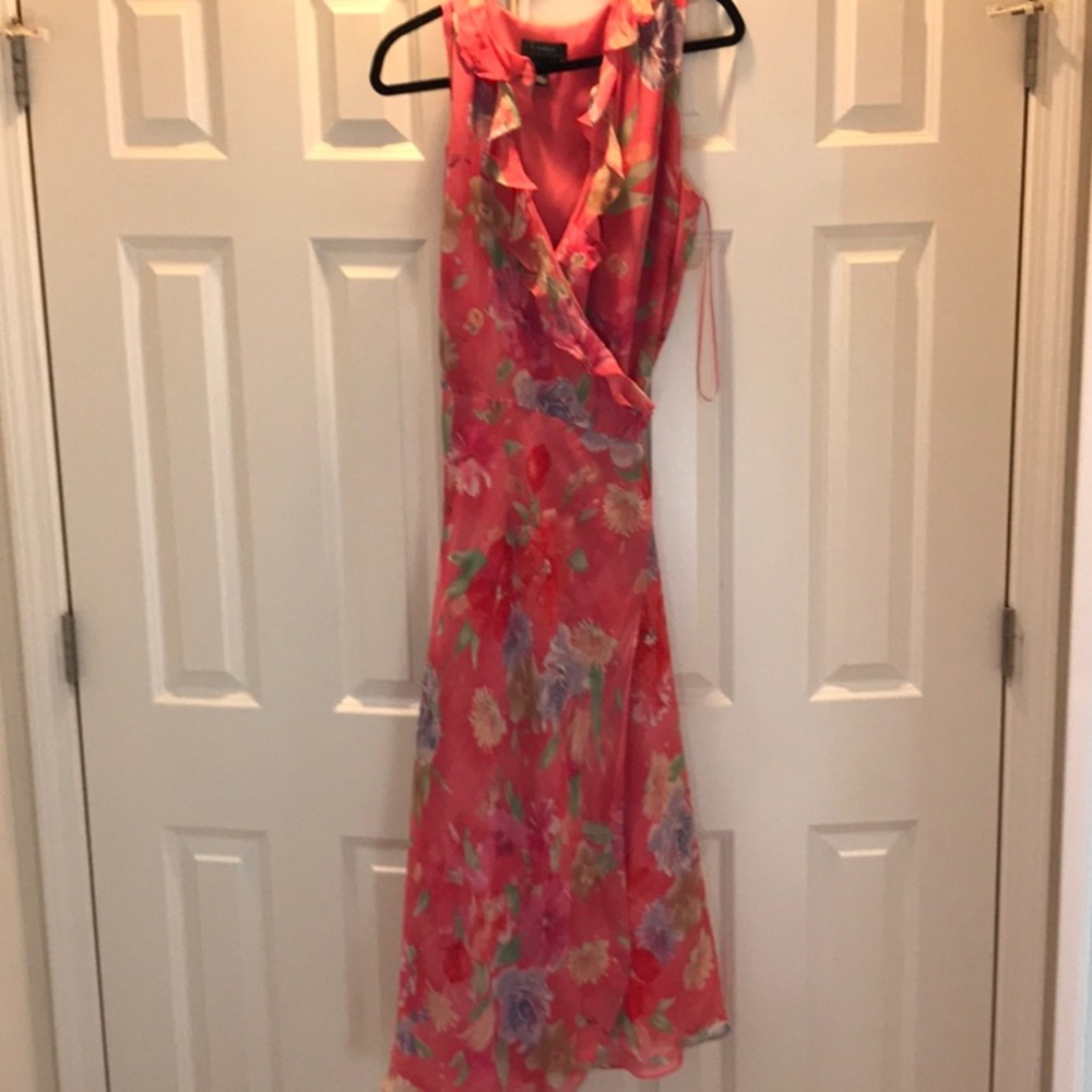 Vintage Lauren by Ralph Lauren Silk Wrap Dress